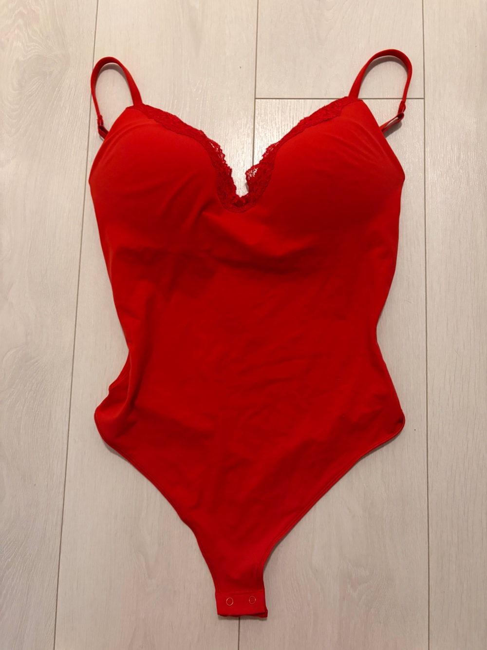 Skims Seamless Sculpt Lace Thong Bodysuit